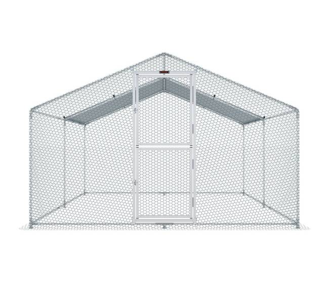 Metalinė vištidė su stogu 4 x 3 x 2 m8