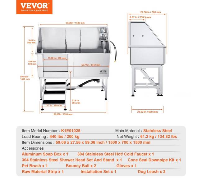Šuns vonios stotis su laiptais6