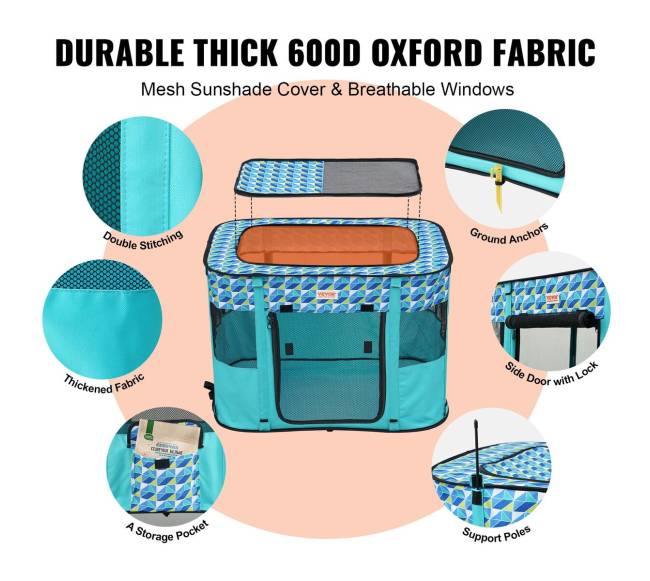 Sulankstoma gyvūnų aptvara, nešiojama2