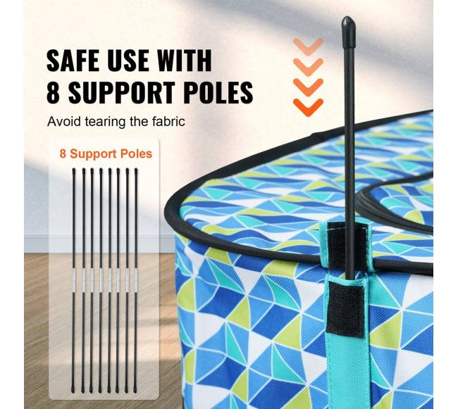 Sulankstoma gyvūnų aptvara, nešiojama4