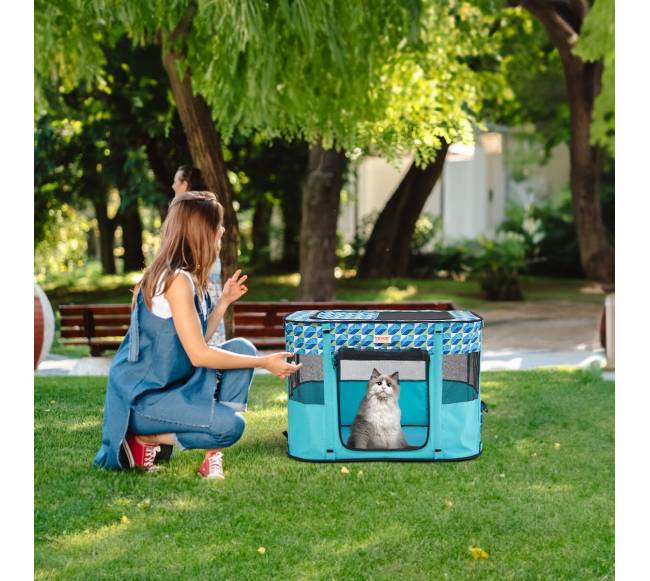 Sulankstoma gyvūnų aptvara, nešiojama7