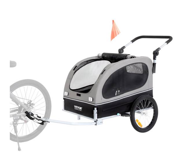 Šunų dviračio priekaba, palaiko iki 40 kg10