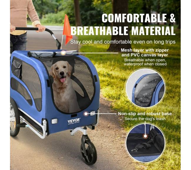 Dviračio priekaba augintiniams iki 45 kg3