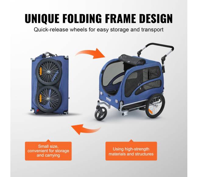 Dviračio priekaba augintiniams iki 45 kg5