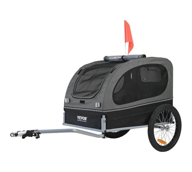 Šuns dviračio priekaba iki 40 kg0