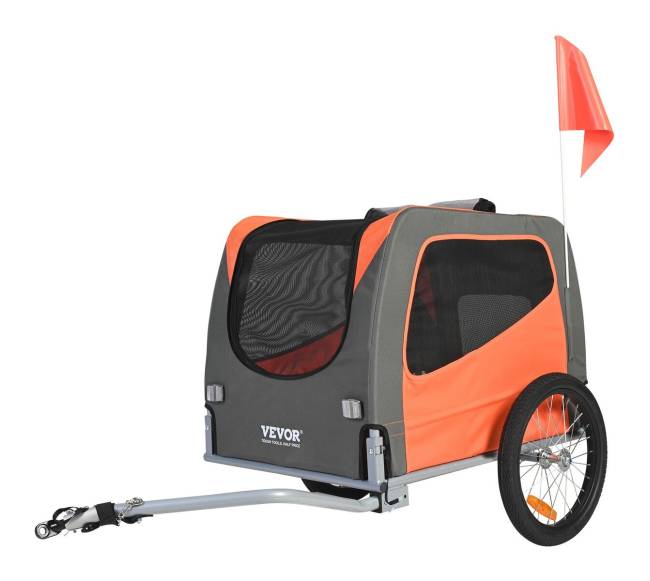 Šunų dviračio priekaba iki 30 kg0