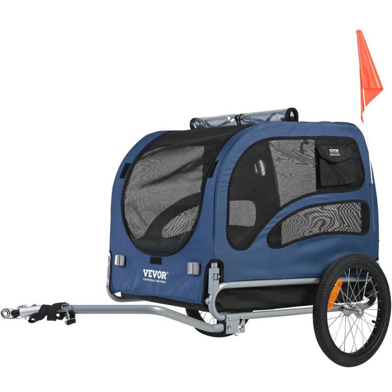 Šuns vežimėlis dviračiui iki 45 kg0