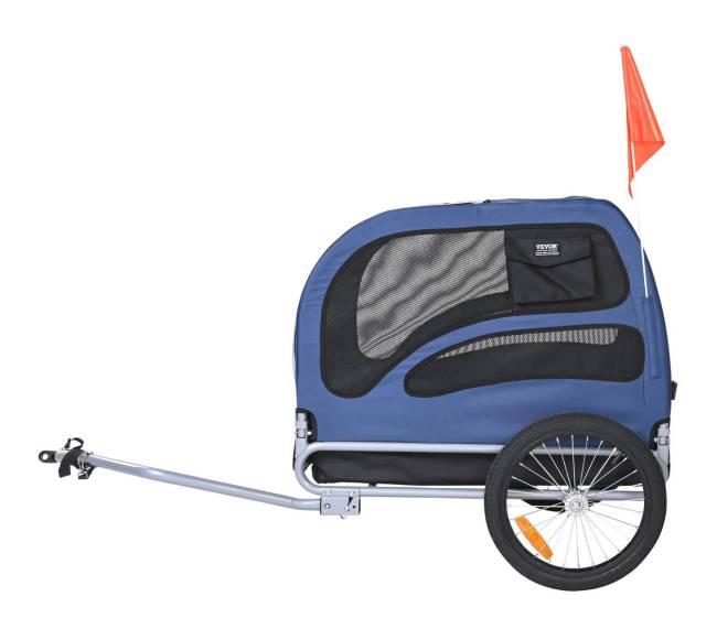 Šuns vežimėlis dviračiui iki 45 kg9