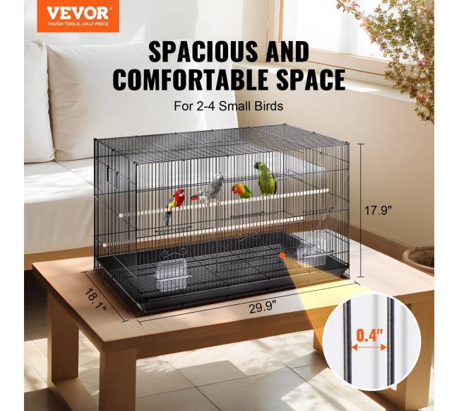 30 cm paukščių narvas su stoveliu1