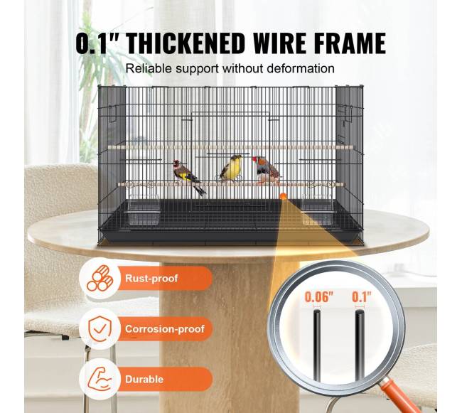30 cm paukščių narvas su stoveliu2