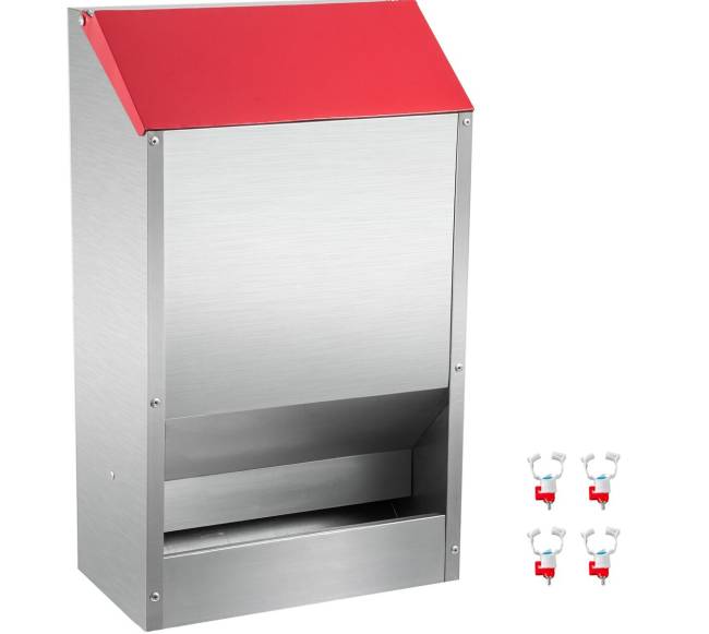 Cinkuota vištų lesyklėlė be atliekų, 22.6 kg0