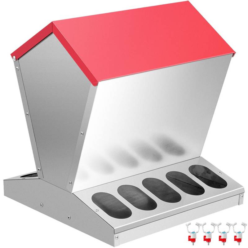 Cinkuotas vištų lesyklos automatas 11 kg0