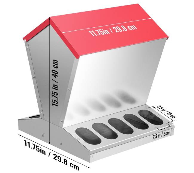 Cinkuotas vištų lesyklos automatas 11 kg7