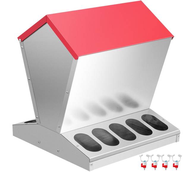 Cinkuotas vištų lesyklos automatas 11 kg8