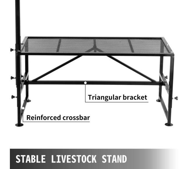Gyvulių karčiavimo stovas su galvos laikikliu5