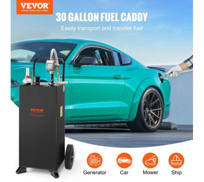 113 litrų kuro vežimėlis su pompa1