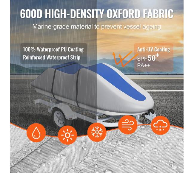 Vandens motociklo uždangalas 3200-3420 mm2