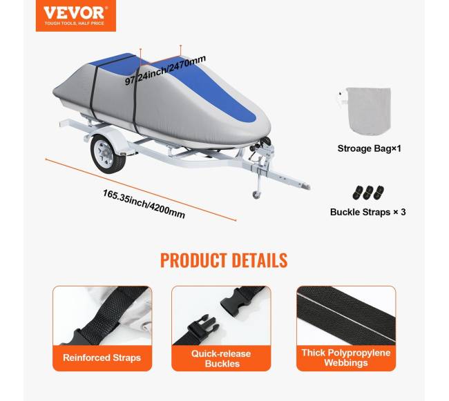 Vandens motociklo uždangalas 3200-3420 mm6