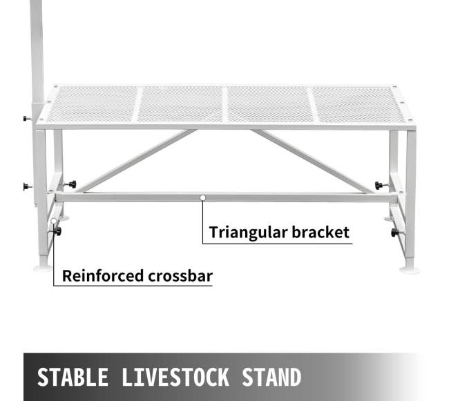 Gyvulių kirpimo stovas su galvos laikikliu5