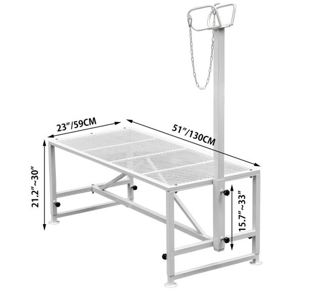 Gyvulių kirpimo stovas su galvos laikikliu7
