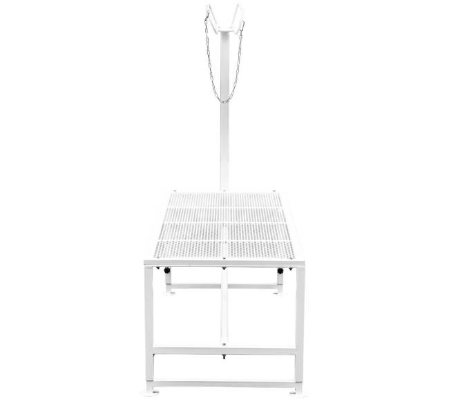 Gyvulių kirpimo stovas su galvos laikikliu9