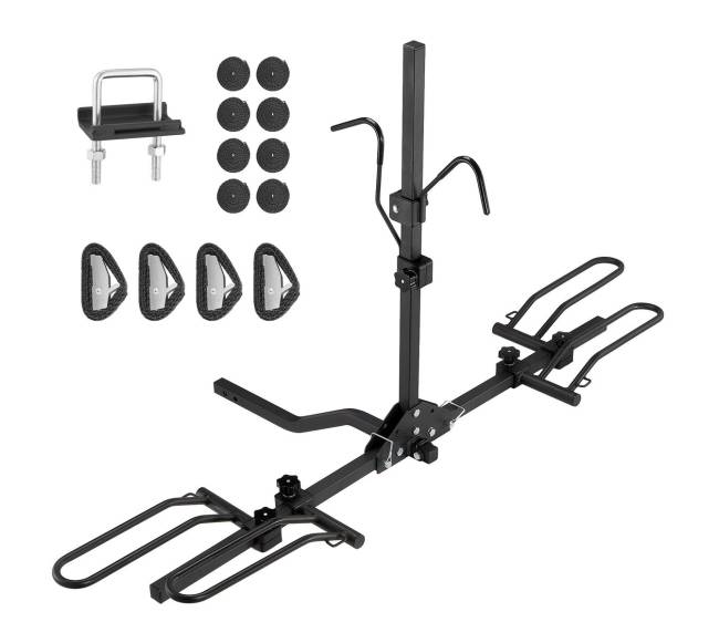 Dviračių laikiklis su kabliu, 2 dviračiai0