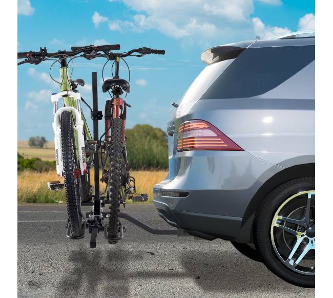 Dviračių laikiklis su kabliu, 2 dviračiai7