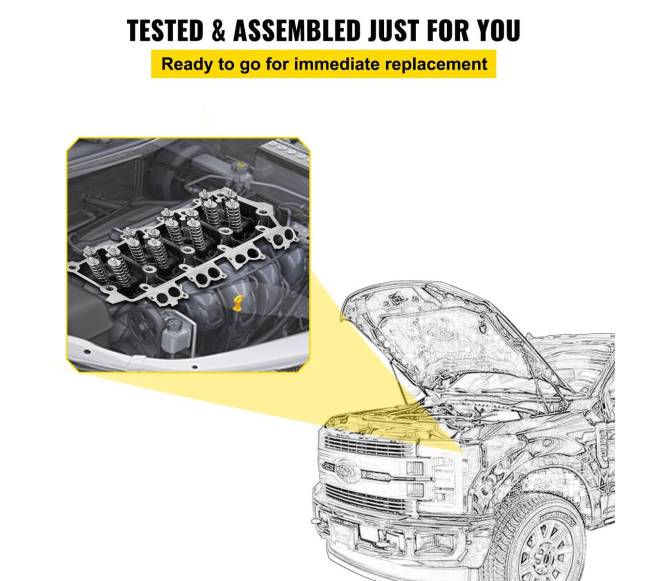 Variklio cilindro galvutė 6.4L Ford F250-F5505