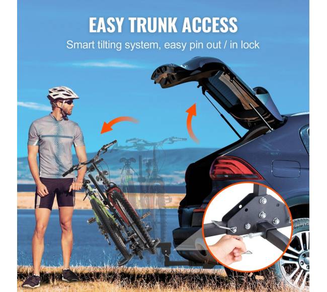 Dviračių laikiklis kabliui, 2 dviračiams, 72 kg3