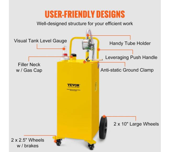 114 litrų kuro talpykla su ratukais ir pompa3