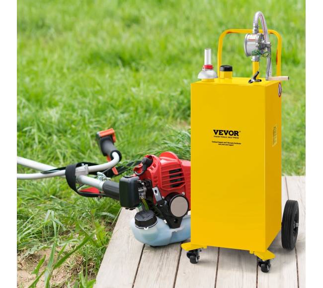 114 litrų kuro talpykla su ratukais ir pompa7