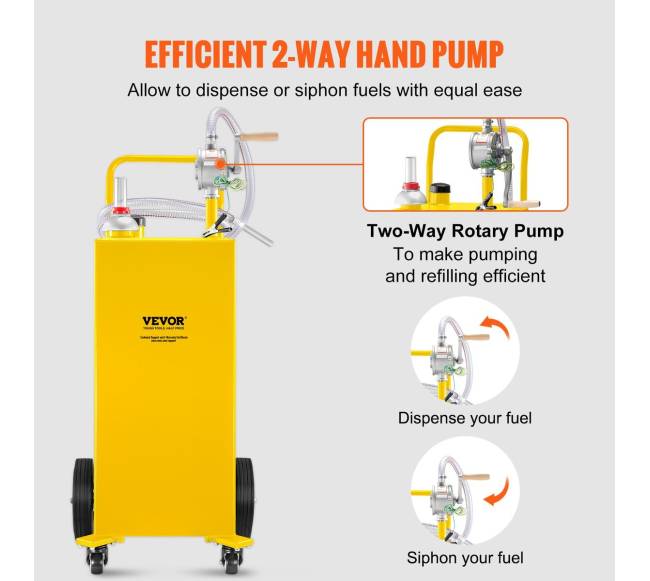 35 galonų kuro vežimėlis su pompa2