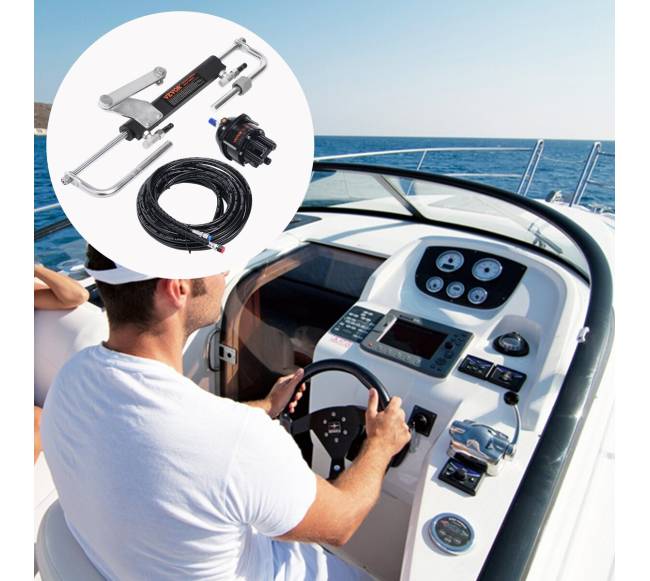 Hidraulinė valties vairavimo sistema 90AG7