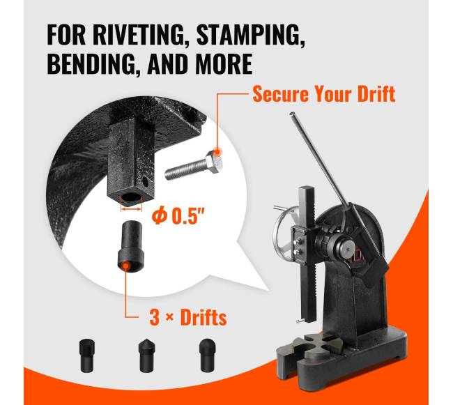 3 tonų reketinis presas su rankena2