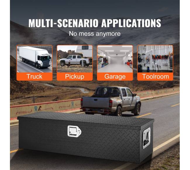 Aliumininė sunkvežimio lovos įrankių dėžė5