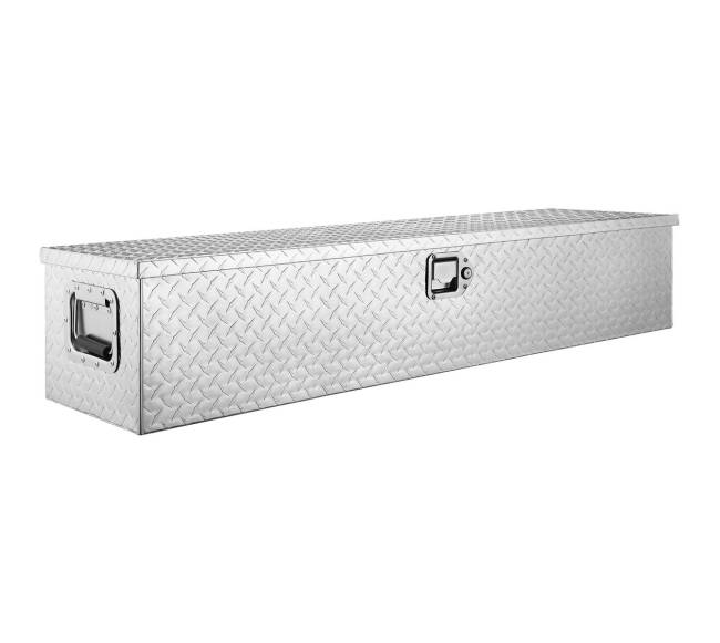 Aliuminė įrankių dėžė sunkvežimio lovai su užraktu0