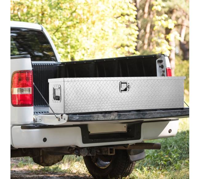 Aliuminė įrankių dėžė sunkvežimio lovai su užraktu7