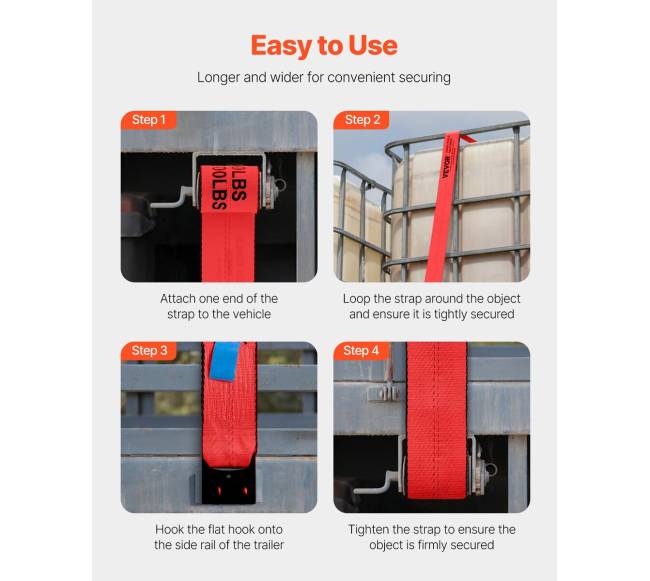 Krovinių tvirtinimo diržai su kabliuku 10.2 cm x 9.1 m4