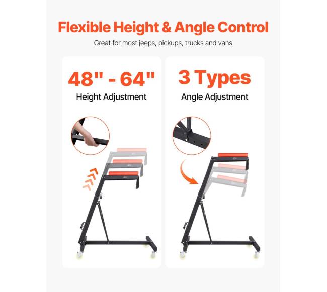 Automobilinis slystuvas su reguliuojamu aukščiu2