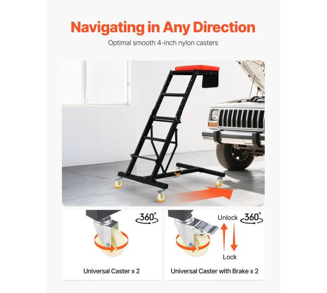 Automobilinis slystuvas su reguliuojamu aukščiu4