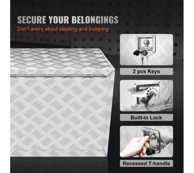 Po automobiliu montuojama dėžė, 152×43×46 cm5