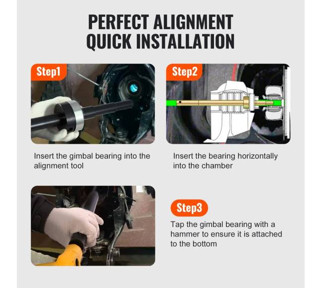 Gimbal guolių derinimo ir montavimo komplektas5