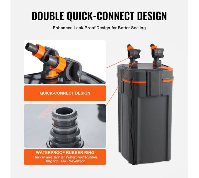 200 galonų akvariumo filtro 20W UV lempa4