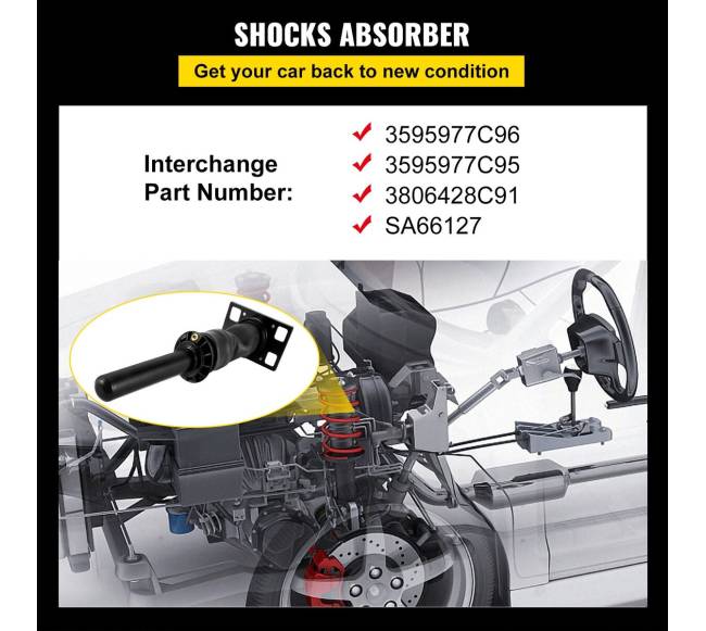 Galinės kabinos amortizatorius International Prostar1