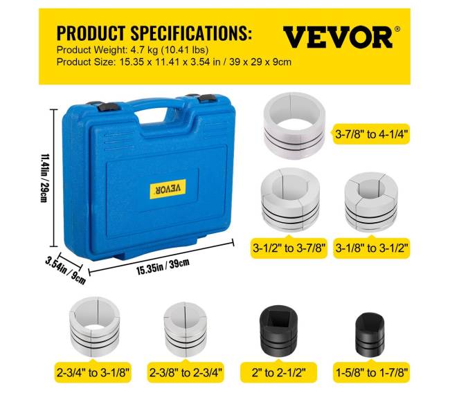 Hidraulinis išmetimo vamzdžių plėstuvas, 41-108 mm6
