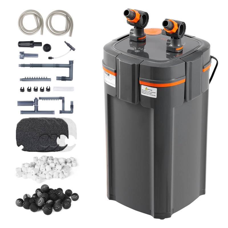 Akvariumo kanistrinis filtras su UV lempa0