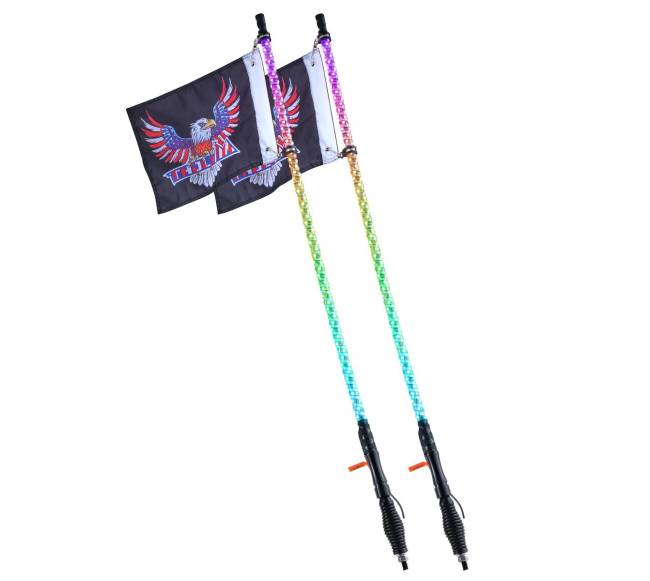 LED apšvietimo plaktuko įrankis 2vnt 1,2m RGB0