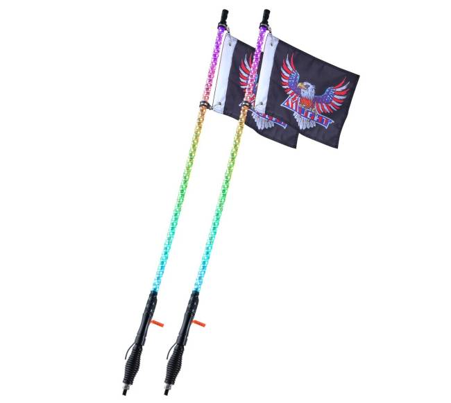 LED apšvietimo plaktuko įrankis 2vnt 1,2m RGB9