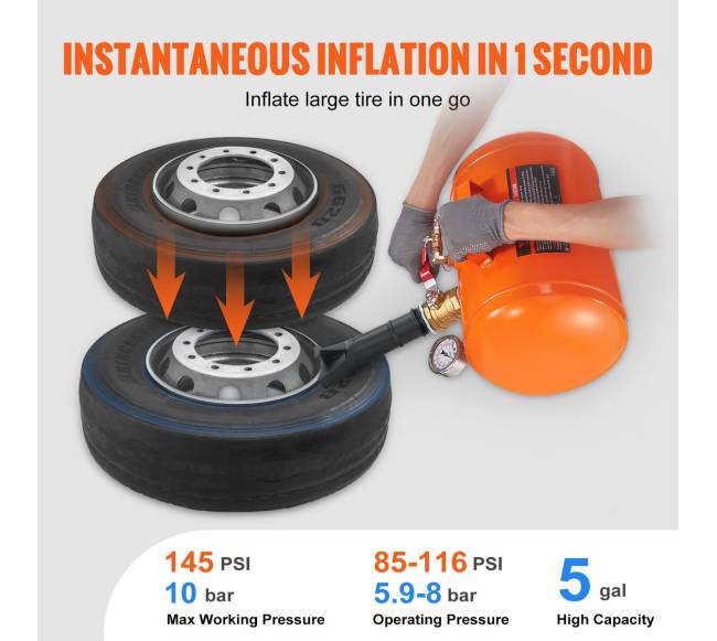 Padangų montavimo įrankis su 19 l talpa2