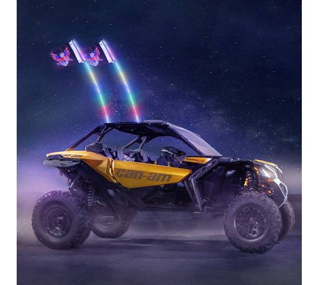 LED 3 pėdų spiralinė šviesa ATV UTV RZR7